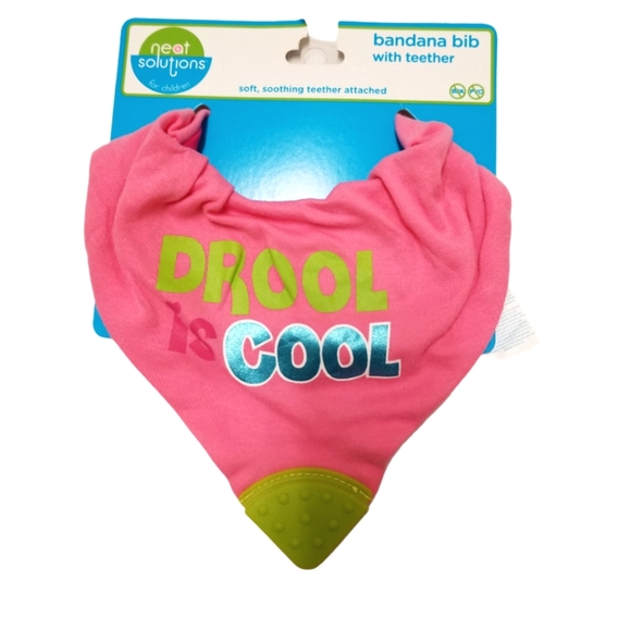 Neat Solutions bandana bib with teether New! - Picture 2 of 7